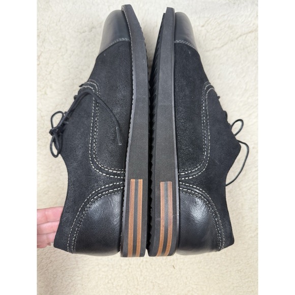 Aetrex Jaden Cap Toe Lace Up Oxford Men's Black Comfort Dress Shoes Size 12 - Picture 5 of 8